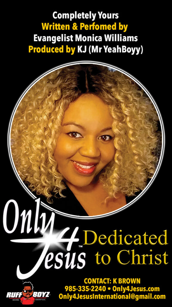 Evangelist Monica Williams "Completely Yours" flyer